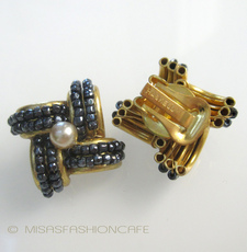 （画像用） Miriam Haskell ミリアムハスケル イヤリング