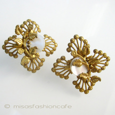 （画像用） Miriam Haskell ミリアムハスケル イヤリング