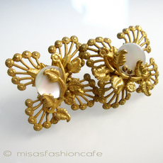 （画像用） Miriam Haskell ミリアムハスケル イヤリング