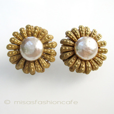 （画像用） Miriam Haskell ミリアムハスケル イヤリング