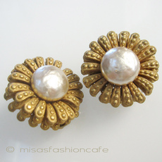 （画像用） Miriam Haskell ミリアムハスケル イヤリング