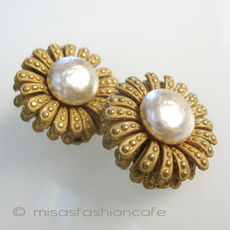 （画像用） Miriam Haskell ミリアムハスケル イヤリング