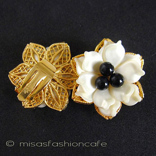 （画像用） JudyLeeお花イヤリング