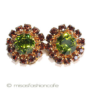 （画像用） Ａｕｓｔｒｉａオーストリア製 クリスタル　イヤリング