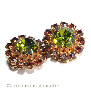 （画像用） Ａｕｓｔｒｉａオーストリア製 クリスタル　イヤリング