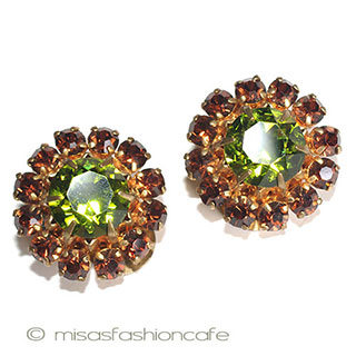 （画像用） Ａｕｓｔｒｉａオーストリア製 クリスタル　イヤリング