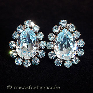 （画像用） Ａｕｓｔｒｉａオーストリア製 クリスタル・イヤリング