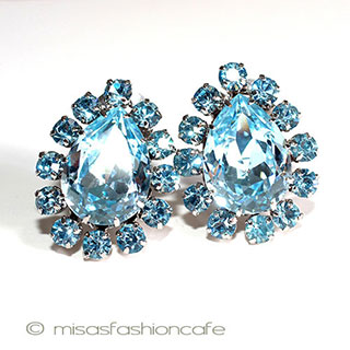 （画像用） Ａｕｓｔｒｉａオーストリア製 クリスタル・イヤリング