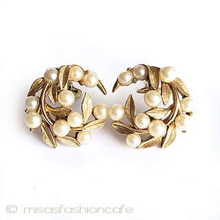 （画像用） Ｔｒｉｆａｒｉ　トリファリ パールリース　イヤリング