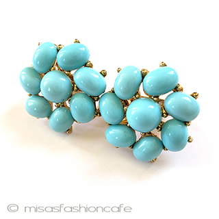 （画像用） Trifari　 トリファリ フラワー　イヤリング