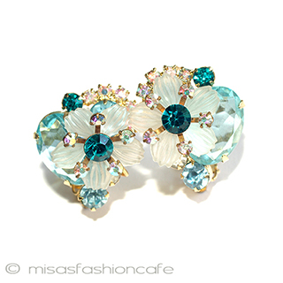 （画像用） Juliana花イヤリング