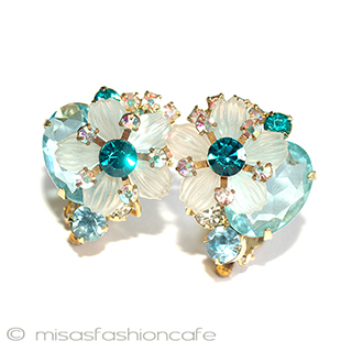 （画像用） Juliana花イヤリング