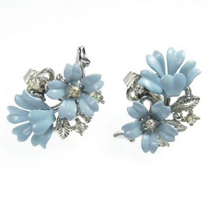 （画像用） クラウントリファリ Trifariお花イヤリング