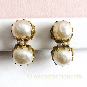 （画像用） Miriam Haskell ミリアムハスケル イヤリング