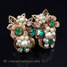 （画像用） パールRS お花イヤリング