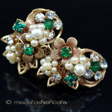 （画像用） パールRS お花イヤリング