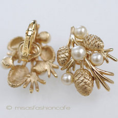 （画像用） クラウントリファリ Trifari イヤリング