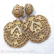 （画像用） Miriam Haskell ミリアムハスケル イヤリング