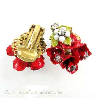 （画像用） Robert イヤリング 　フラワーブーケ