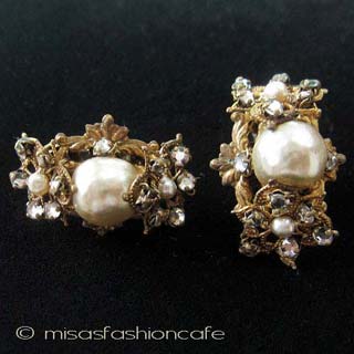 （画像用） Miriam Haskell ミリアムハスケル イヤリング