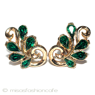 （画像用） Ｔｒｉｆａｒｉ　 トリファリ エメラルド　イヤリング