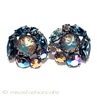 （画像用） アンティークジュエリー バロックパールイヤリング