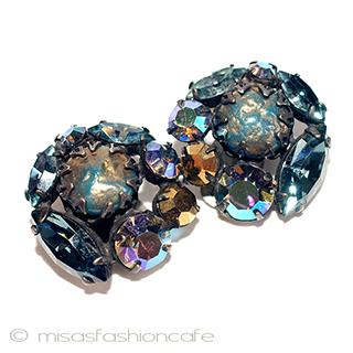 （画像用） アンティークジュエリー バロックパールイヤリング