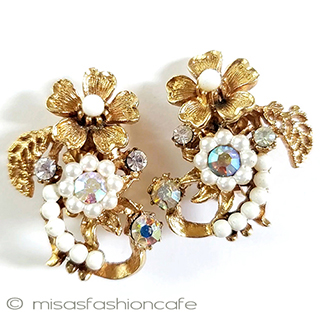 （画像用） ＣＯＲＯお花イヤリング