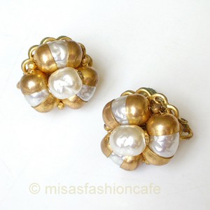 （画像用） Miriam Haskell ミリアムハスケル イヤリング