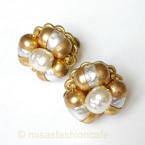 （画像用） Miriam Haskell ミリアムハスケル イヤリング