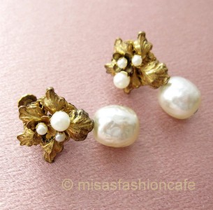 （画像用） Miriam Haskell ミリアムハスケル イヤリング