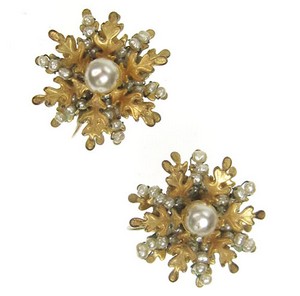 （画像用） Miriam Haskell　 ミリアムハスケル イヤリング