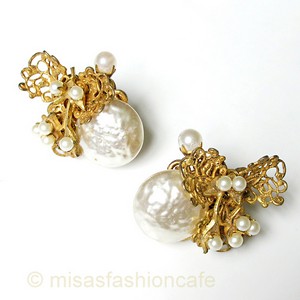 （画像用） Miriam Haskell ミリアムハスケル イヤリング