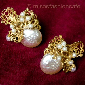 （画像用） Miriam Haskell ミリアムハスケル イヤリング