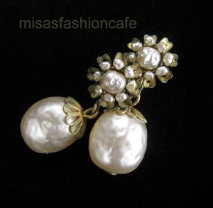 （画像用） Miriam Haskell ミリアムハスケル イヤリング