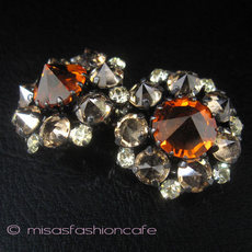 （画像用） Austria　オーストリア製 クリスタル　イヤリング