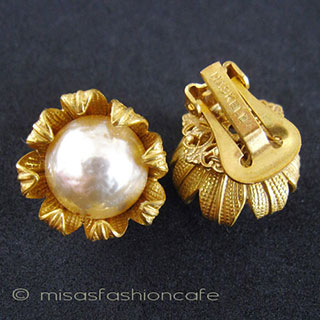 （画像用） Miriam Haskell ミリアムハスケル イヤリング