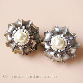 （画像用） Miriam Haskell ミリアムハスケル イヤリング