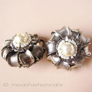 （画像用） Miriam Haskell ミリアムハスケル イヤリング