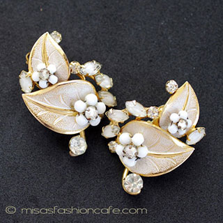 （画像用） Robert ロバート フラワー・イヤリング