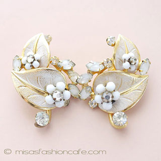 （画像用） Robert ロバート フラワー・イヤリング