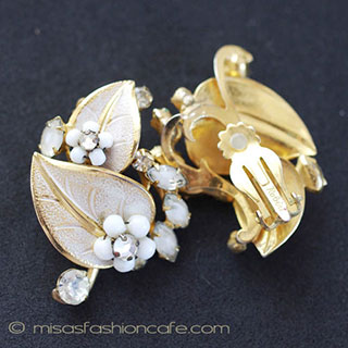 （画像用） Robert ロバート フラワー・イヤリング