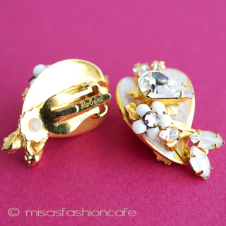 （画像用） Ｏｒｉｇｉｎａｌ　ｂｙ　Ｒｏｂｅｒｔ フラワー花イヤリング