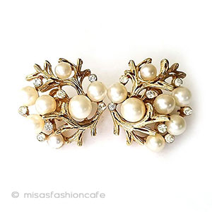 （画像用） TRIFARI　 トリファリ パールの木イヤリング