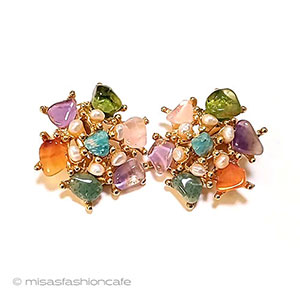 （画像用） SWOBODAスワボダ 真珠と天然石のお花