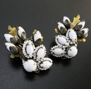 （画像用） Miriam Haskell ミリアムハスケル イヤリング