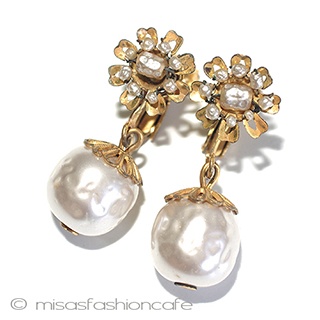 （画像用） ミリアムハスケル　 ヴィンテージ　イヤリング