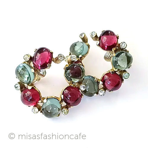 （画像用） アンティークジュエリー Castlecliff　ガラス