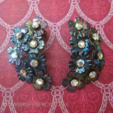 （画像用） ブーケ花イヤリング