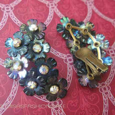 （画像用） ブーケ花イヤリング